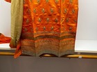 Dressy  Orange/Gold indian outfit for women/ shalwar kameez, semiformal/formal — photo 3