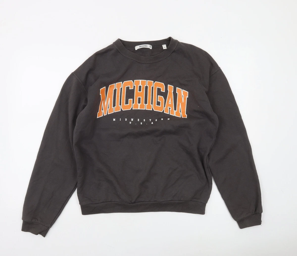 Sweat Missguided Femme – Noir, Coton, Taille 8 (Occasion Bon état)