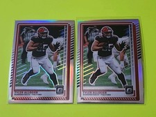 (2) 2025 Panini Donruss Optic - Tyler Allgeier #33 Holo Prizm Atlanta Falcons 