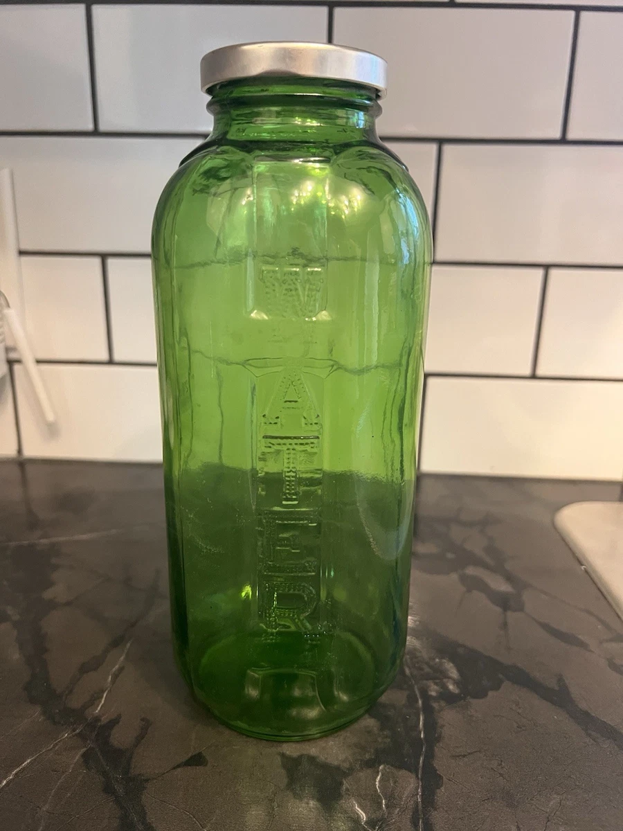 Green Water Juice Bottle In Collectible Jars 1900-Now for sale | eBay
