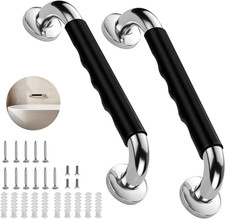2 Pack 16 Inch Grab Bars for Bathtubs and Showers, anti Slip Handicap Grab Bars