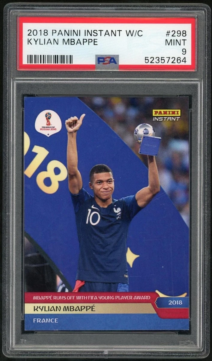 2018 Panini Instant World Cup Kylian Mbappé #298 for sale | eBay