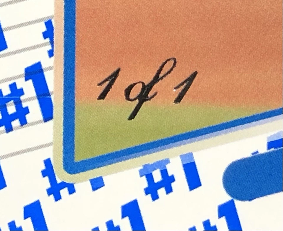 ¡VERDADERO 1/1! Donruss Baseball Mike Soroka 2021 #1 ONE OF ONE SSP 1 OF 1 No. 102 📈 Foto 2 de 4