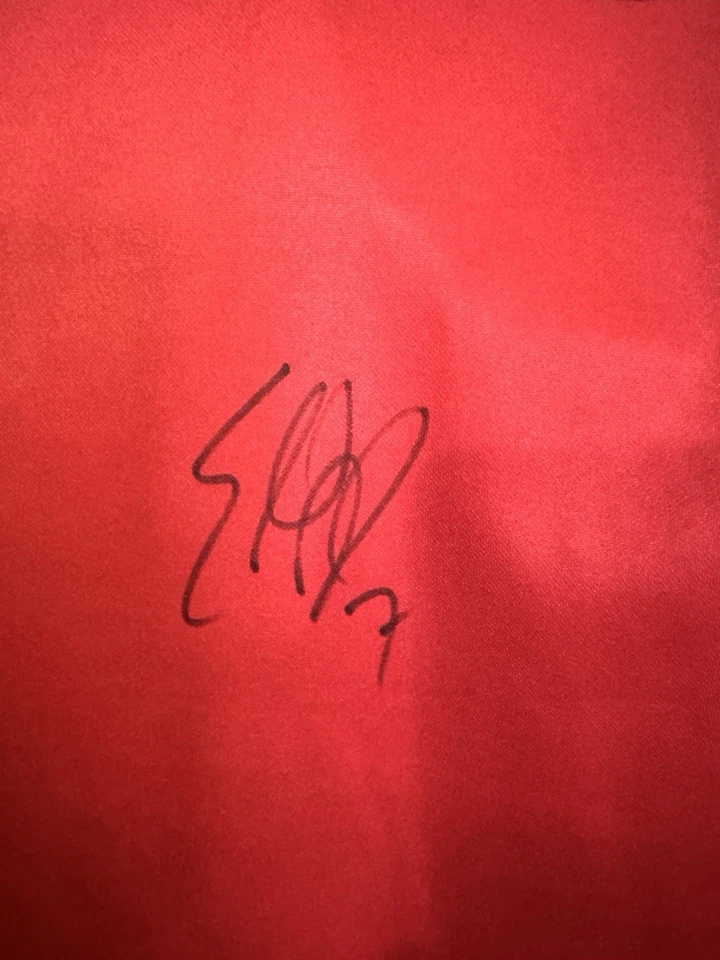 Camiseta Dallas Burn MLS modelo de jogo original Atlética assinada por Eddie Johnson JSA - Imagem 3 de 4