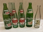 Vintage Mountain Dew, Dr. Pepper and Vernors 12-16.9 oz Glass Pop Bottles