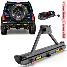 Steel Rear Bumper Lights Spare Tire Carrier Wire For 1989-2001 Jeep Cherokee Xj