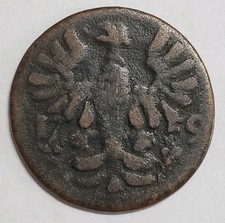 1759 GERMAN STATE Achen 12 Heller Coin