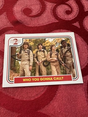 2019 Topps Stranger Things Season 2 ''Who You Gonna Call'' Scene Sticker #S-4