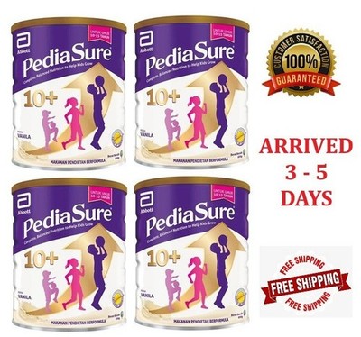 4 x Abbott Pedia Sure 10+ Optiheight Increase Height 10-15 Yrs Old  850g Vanilla