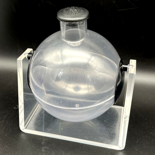Vtg 1970s Swinging People Feeder Lucite Acrylic Swivel Candy Snack Dispenser 8"