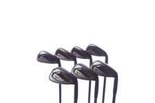 Mizuno JPX 925 Hot Metal Black Ion Iron Set 4-PW RH Stiff Flex 100g Steel Shaft