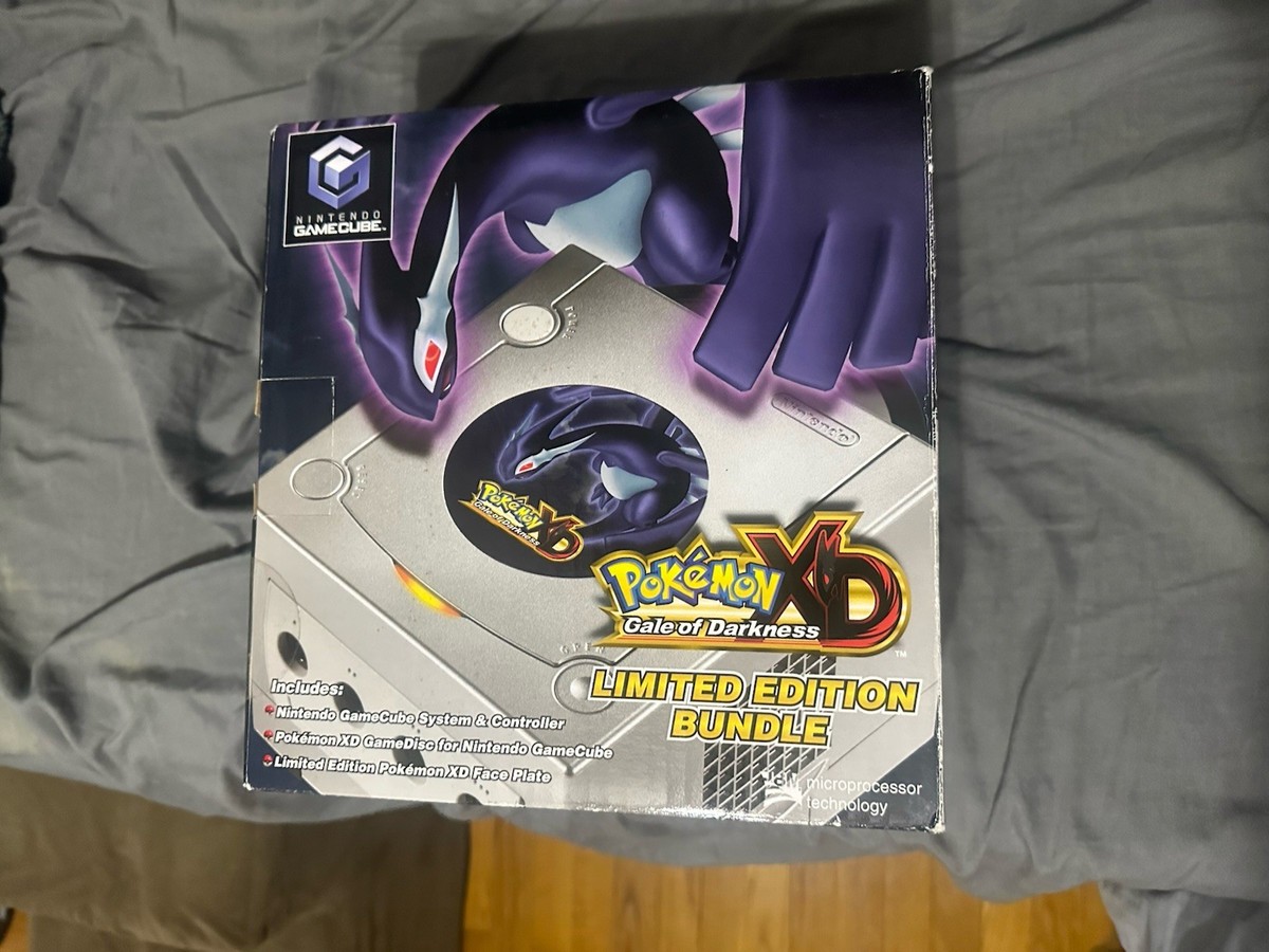 Nintendo GameCube Pokemon XD Limited Edition Bundle Platinum