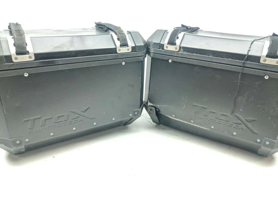 08 Triumph Tiger 1050 SW Motech TRAX Saddle Bags Luggage Cases Left Right Set - Image 3 of 4
