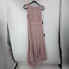 NWT LULU'S Dress Womens Medium Med M Pink V-back Sleeveless Maxi Formal