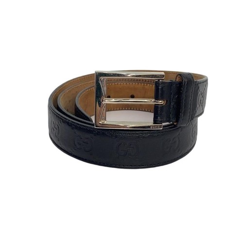 GUCCI belt, black, all-over pattern, item number 223901, 1766, 95, size 38. Inte