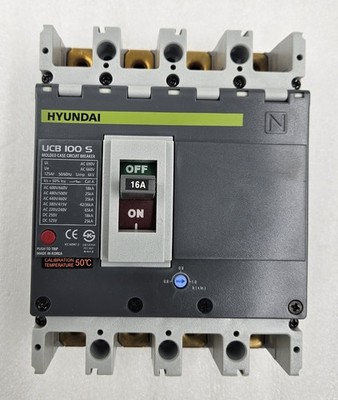 HYUNDAI UCB 100 S-F 16A 50C MOLDED CASE CIRCUIT BREAKER [FAST SHIPPING]