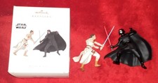 Hallmark Keepsake Star Wars Rey vs Kylo Ren Ornament 2019 The Force Awakens