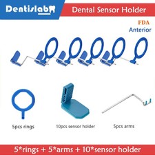 10 Dental Sensor Holder Anterior Dental X-Ray Positioning 5 Arms 5 Rings Blue