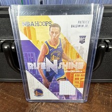 Panini NBA Hoops Patrick Baldwin Jr. Rookie Rise N Shine Memorabilia #RS-PB War…