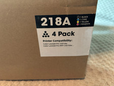 218A Toner Cartridges 4 Pack - With Chips