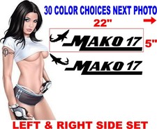 Fits Mako 17 Boat Decals Hull Replacement Fits Mako 17 Boat Decals Hull Replacement