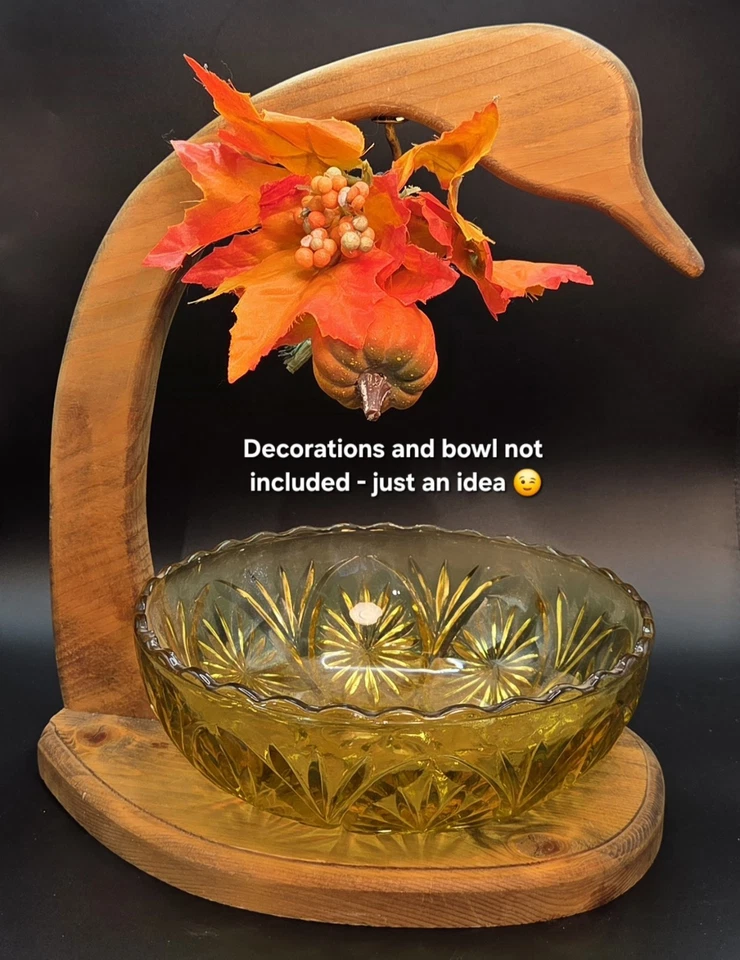 Cabeza de pato ganso soporte de plátano soporte de fruta soporte de adorno vintage hecho a mano Foto 4 de 4