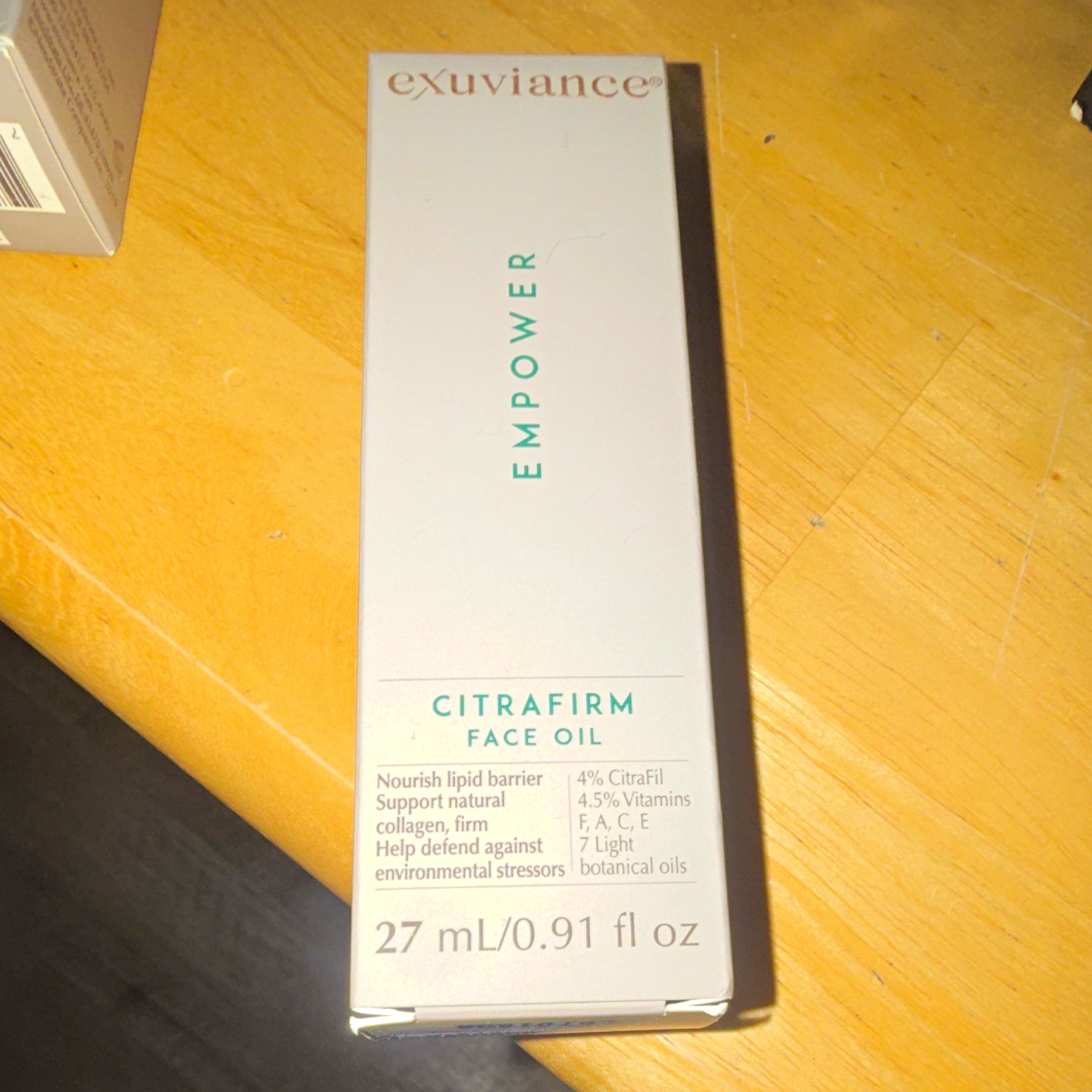 Exuviance Empower CitraFirm Face Oil Firming Moisturizer 0.91 fl oz
