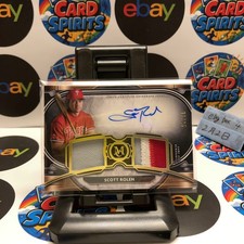 2021 Topps Museum Collection Scott Rolen 08/25 Phillies Jersey Patch Auto Card