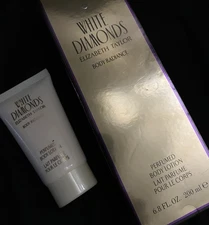White Diamonds by Elizabeth Taylor, 6.8 oz Perfumed Body Lotion women & Mini