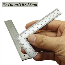 1pc Stainless Steel L Square Ruler Small Meas...