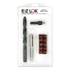 EZ LOK Thread Repair Kit for Metal Carbon Steel Inserts Quick Repair for Threads