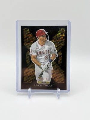 2025 TOPPS UPDATE MIKE TROUT #BG-1 BLACK GOLD BLACK FOIL /10 ANGELS SP SSP RARE
