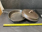 vintage Cast iron Wagner Ware Sydney skillet pan w/ lid #8