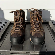 MERRELL WORK Men's Moab Vertex Mid WP Comp Toe Work Boot Clay J11617 Sz 14M Men