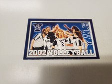 JS15 Yale University 2002 Women's Volleyball Pocket Schedule Card