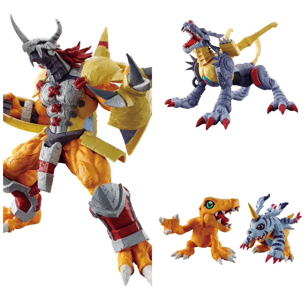 Digimon War Greymon Metal-Garurumon Agumon Gabumon ichiban