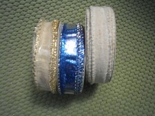 New  3 X 25 FT Gift Wrap Ribbons 0.625 in X 25 FT