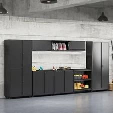 Garage Storage Cabinet System Rolling Tool Chest Tool Organizer Box Workshop Set