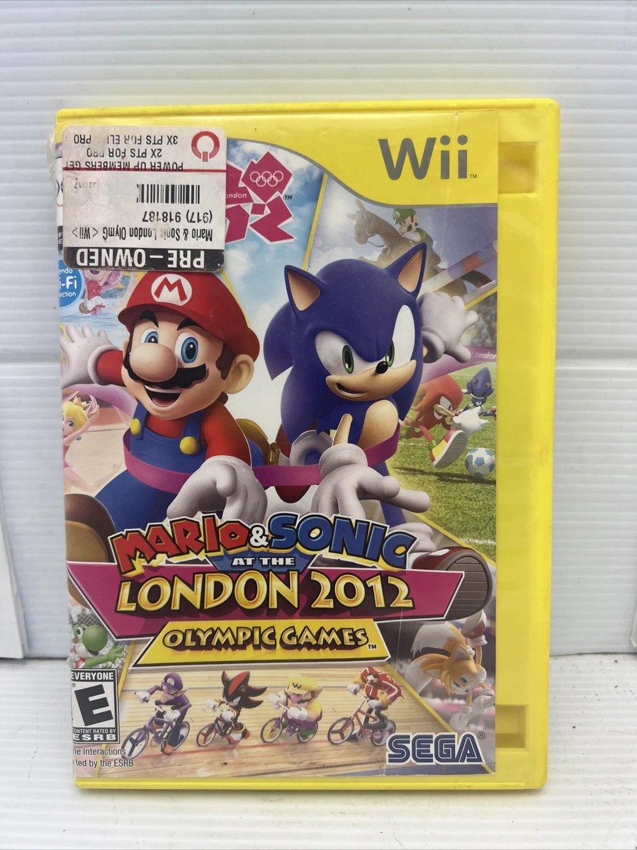 NINTENDO WII MARIO SONICLONDON 2012 OLYMPIC GAMES GAME FREE