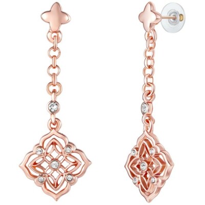 Lulu Jane Ohrhänger Ohrstecker rosevergoldet Kristalle Swarovski Neu