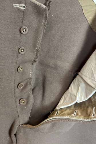 Vintage Bespoke Breeches Jodhpurs. High waist, Heavyweight. Waist 28"/71cm. (... - Picture 5 of 6