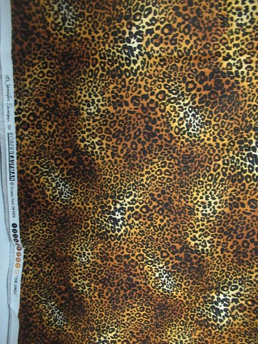 ROBERT KAUFMAN ANIMAL KINGDOM PRINT d#4926 CHEETAH OR LEOPARD SBTYX44" NEW - 第 1/8 張圖片