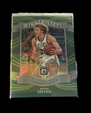 2023-24 Panini Donruss Optic Winner Stays Lime Green Prizm #3 Larry Bird /149 E2