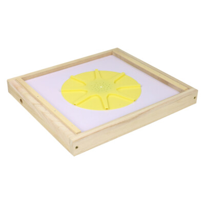 Deutsch Normal Deckel mit Bienenflucht 8 Kanäle (46.50 X 42 cm) Beuten Imkerei