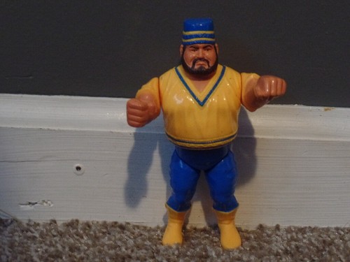 wwf AKEEM SERIES 1 wrestling HASBRO figure BLUE CA...