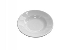 Set 12 Piatti Fondi da Tavola in Porcellana Bianco Tivoli Saturnia