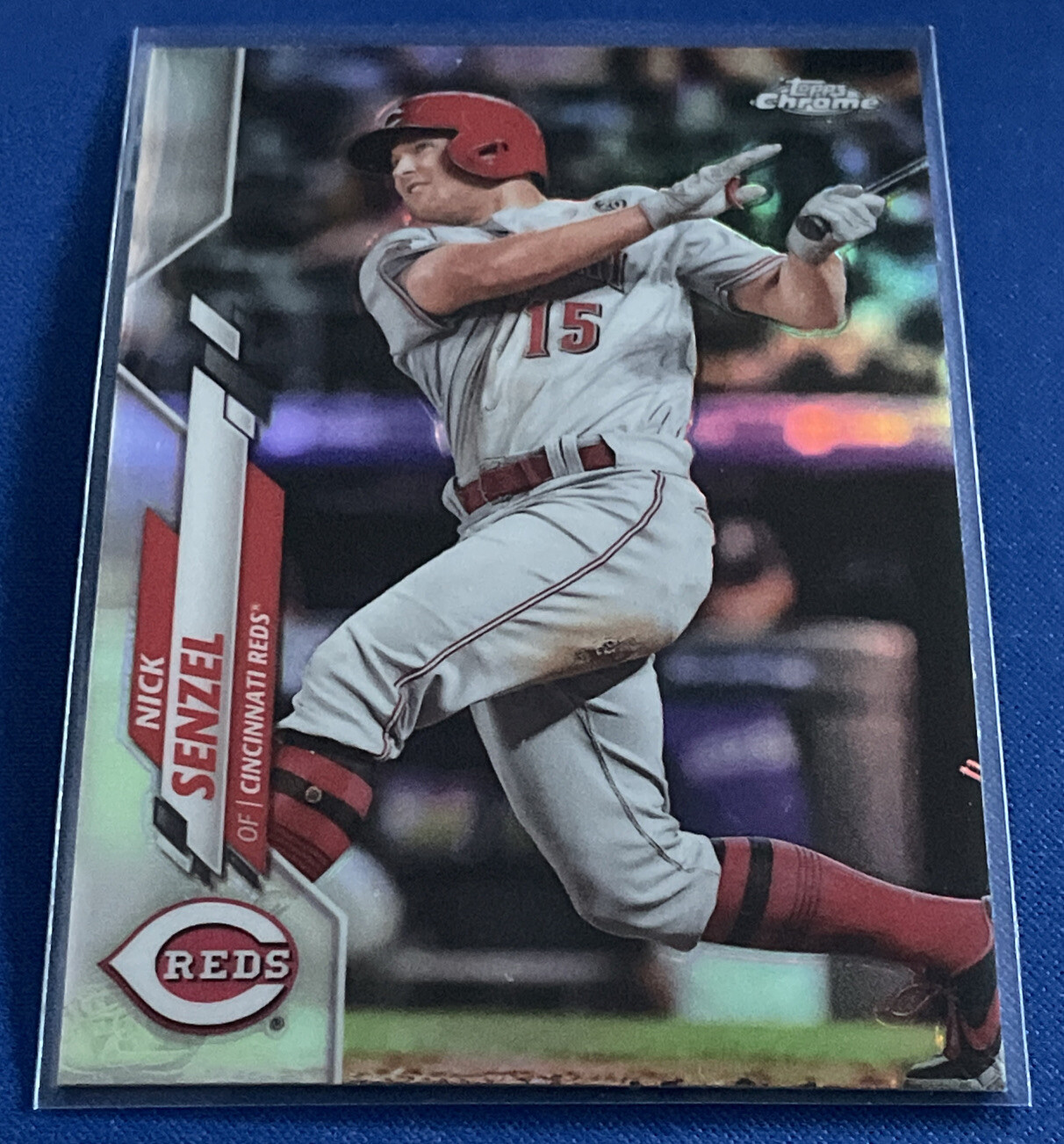 2020 Topps Chrome Nick Senzel Refractor #24 Cincinnati Reds