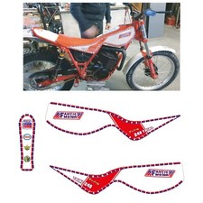 Kit Grafiche Adesivi per Fantic Motor Trial 240 Factory Decalcomanie Moto Epoca
