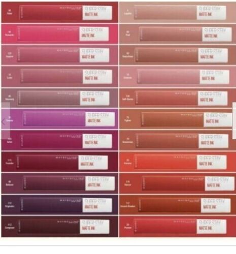Maybelline Super Stay Matte Ink Liquid Lipstick 5.0ml/0.17Oz NEW !YOU PICK! - Picture 2 of 20