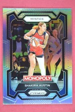 Shakira Austin 2024 Panini Prizm Monopoly WNBA Silver Washington Mystics #3